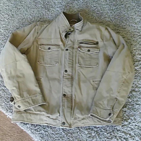 levi's khaki denim jacket